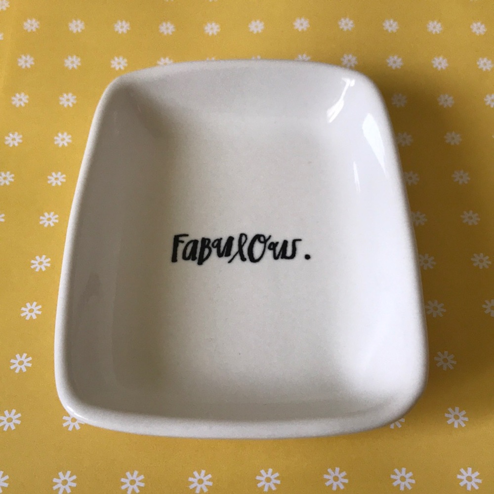 Rae Dunn “Fabulous “ small tray / dish